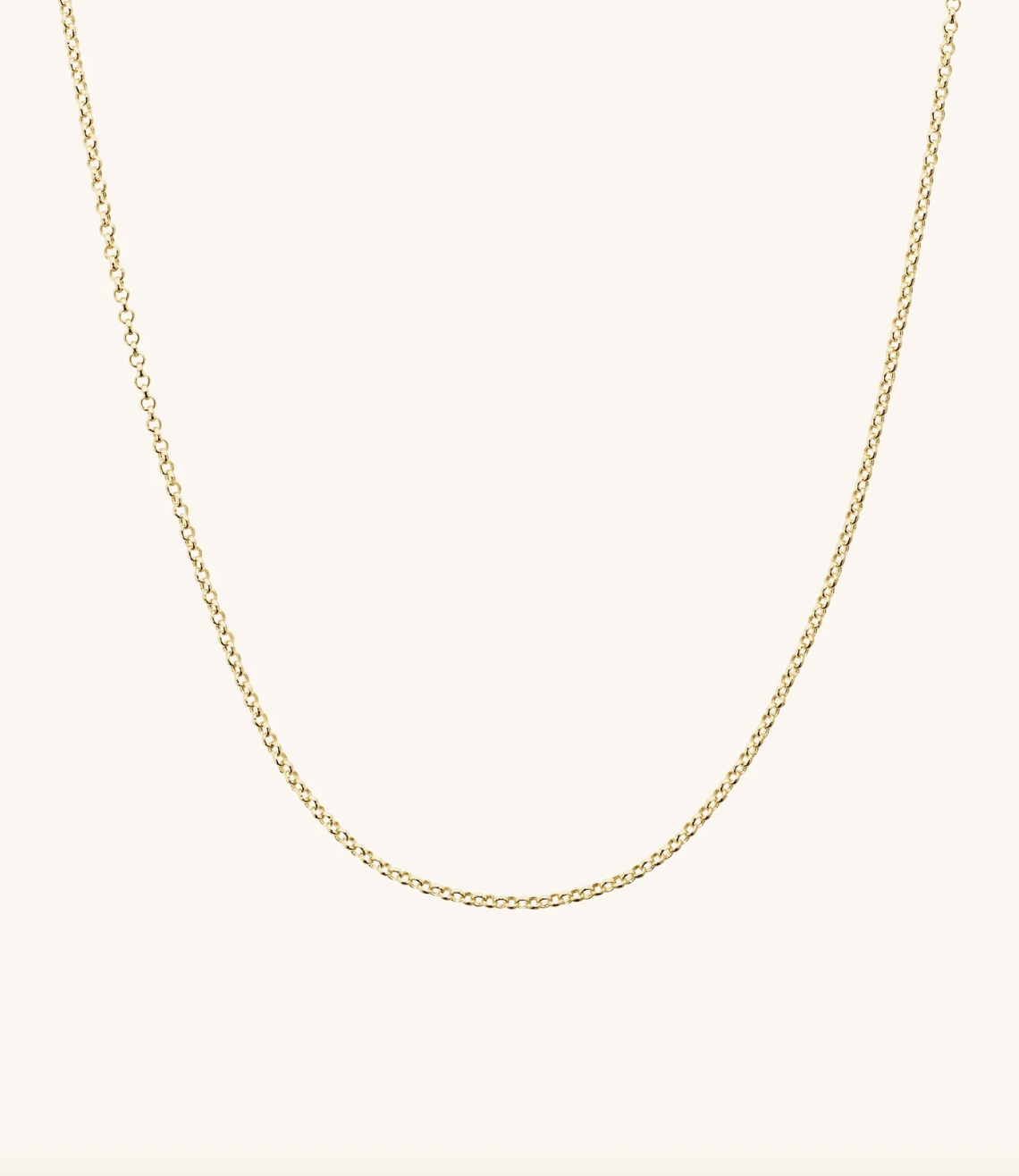 gold charm necklace