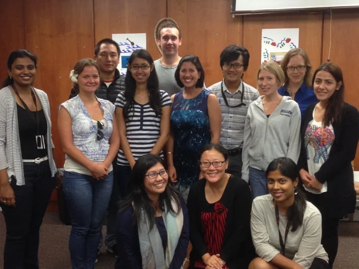 Particpants in a trauma and leadership workshop at the East West Center in Honolulu, Hawaii