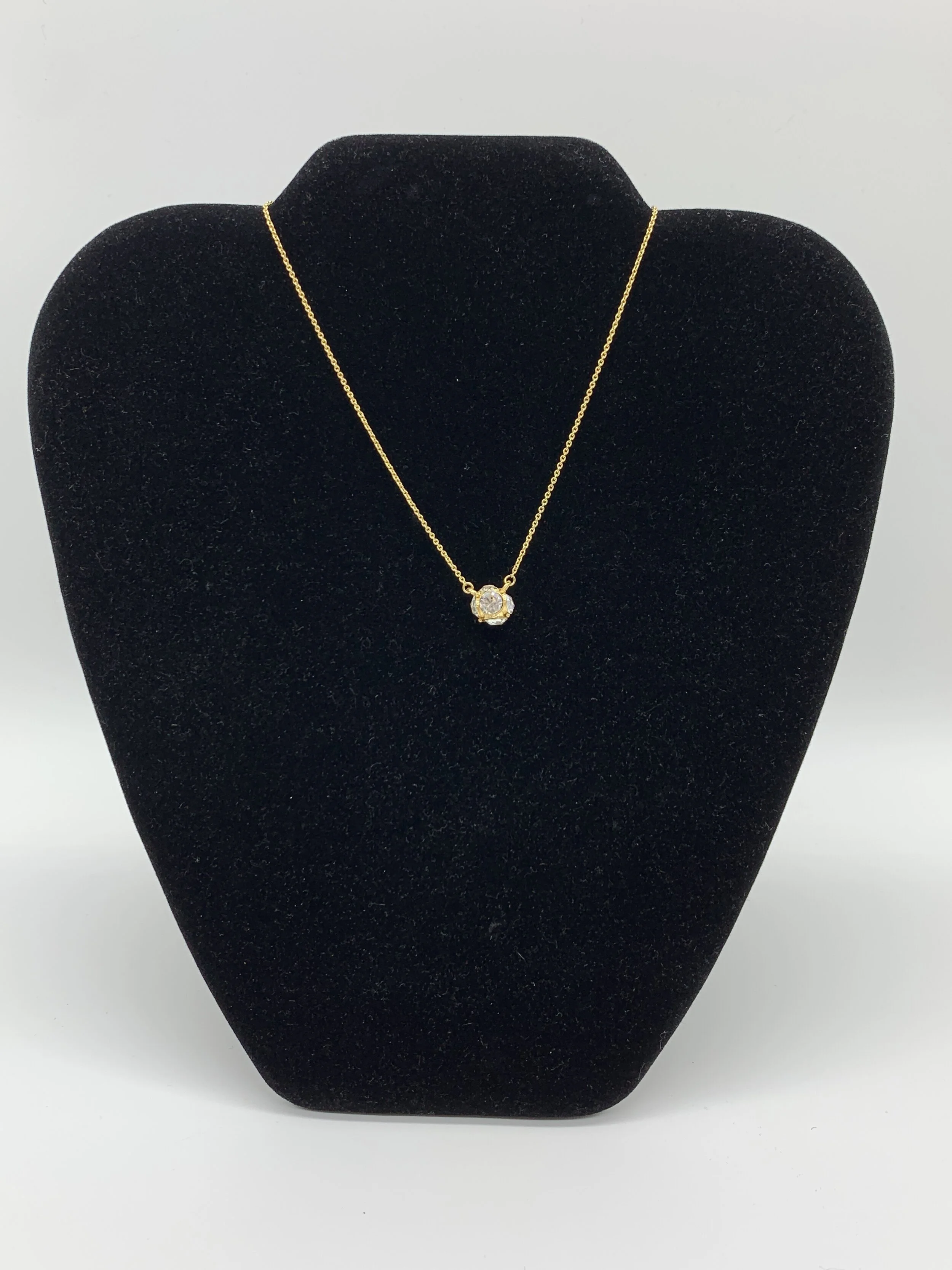 Kate Spade Diamond Cluster Necklace 
