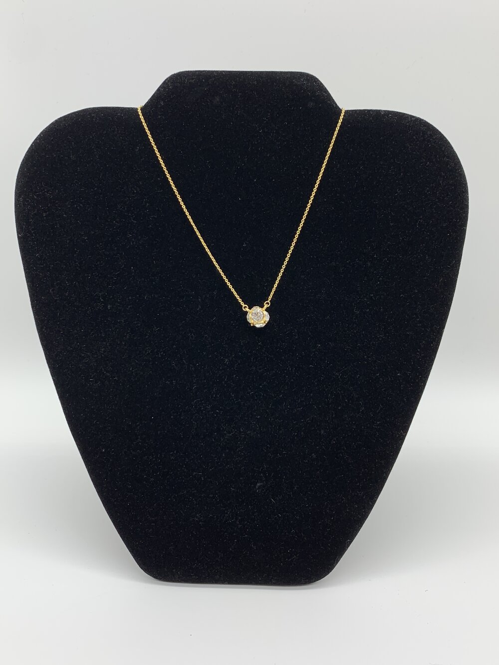 Kate Spade Diamond Cluster Necklace — Style Me Sue® Consignments