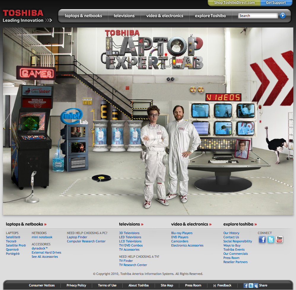Toshiba's Laptop Expert Lab