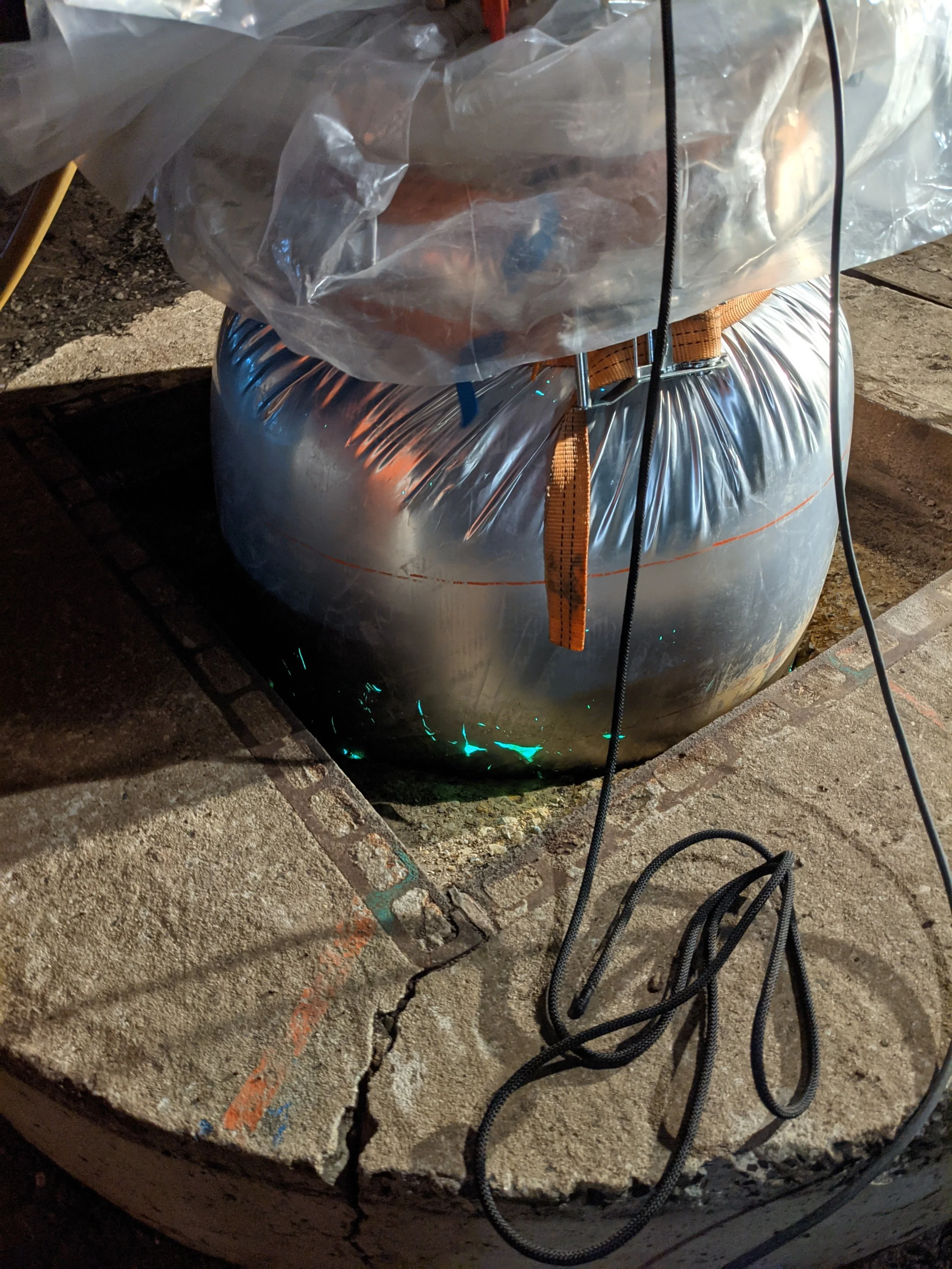 We offer a unique LED/UV cured relining to damaged pipelines ...