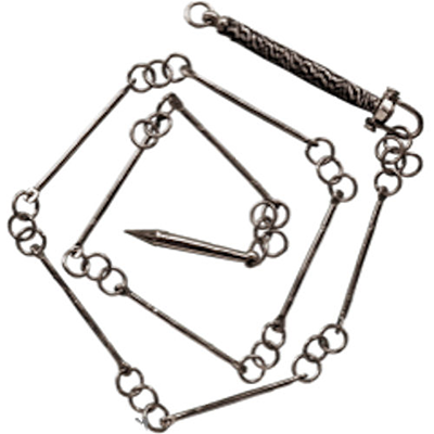 9-segment steel chain whip