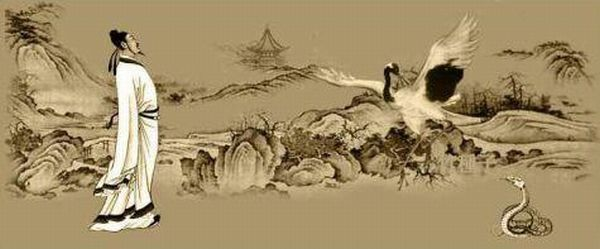 Zhang Sanfeng observes bird & snake battle, creates Tai Chi Chuan.