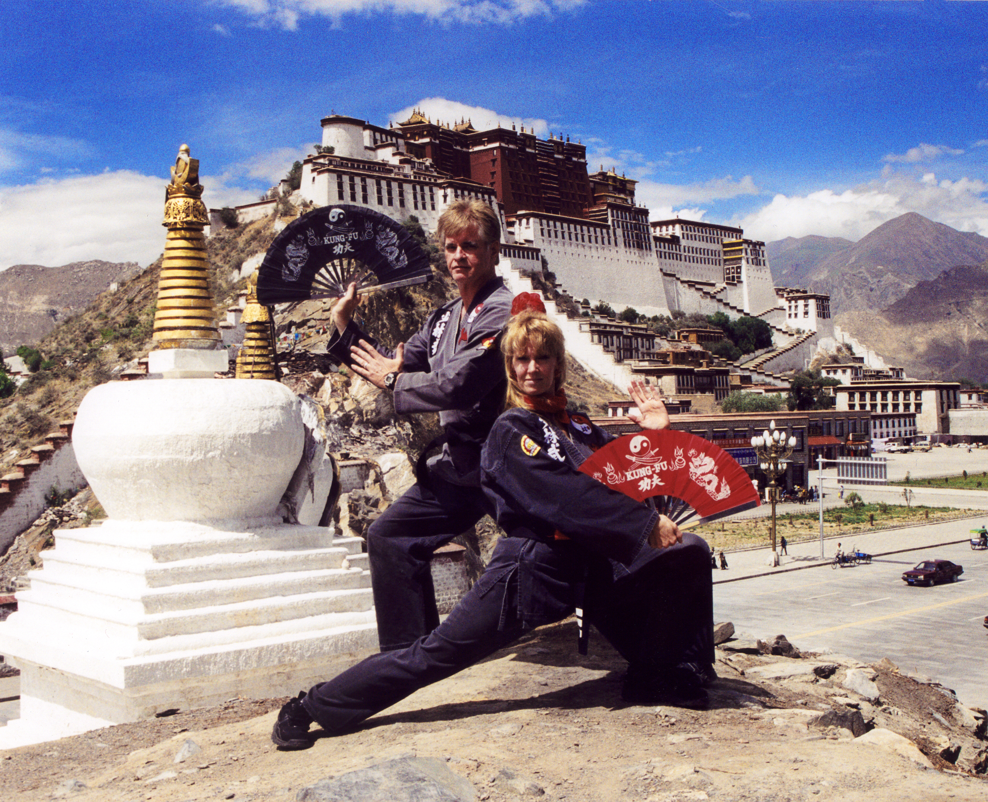 Dennis & Anita Lunt at Potala Palace, Lhasa, Tibet (but that's another story).