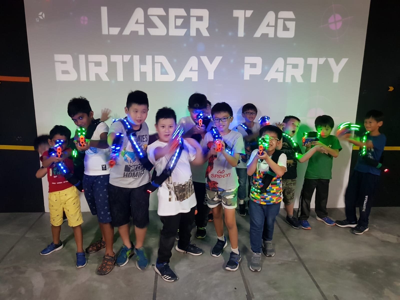 laser tag for kids birthday at east coast park