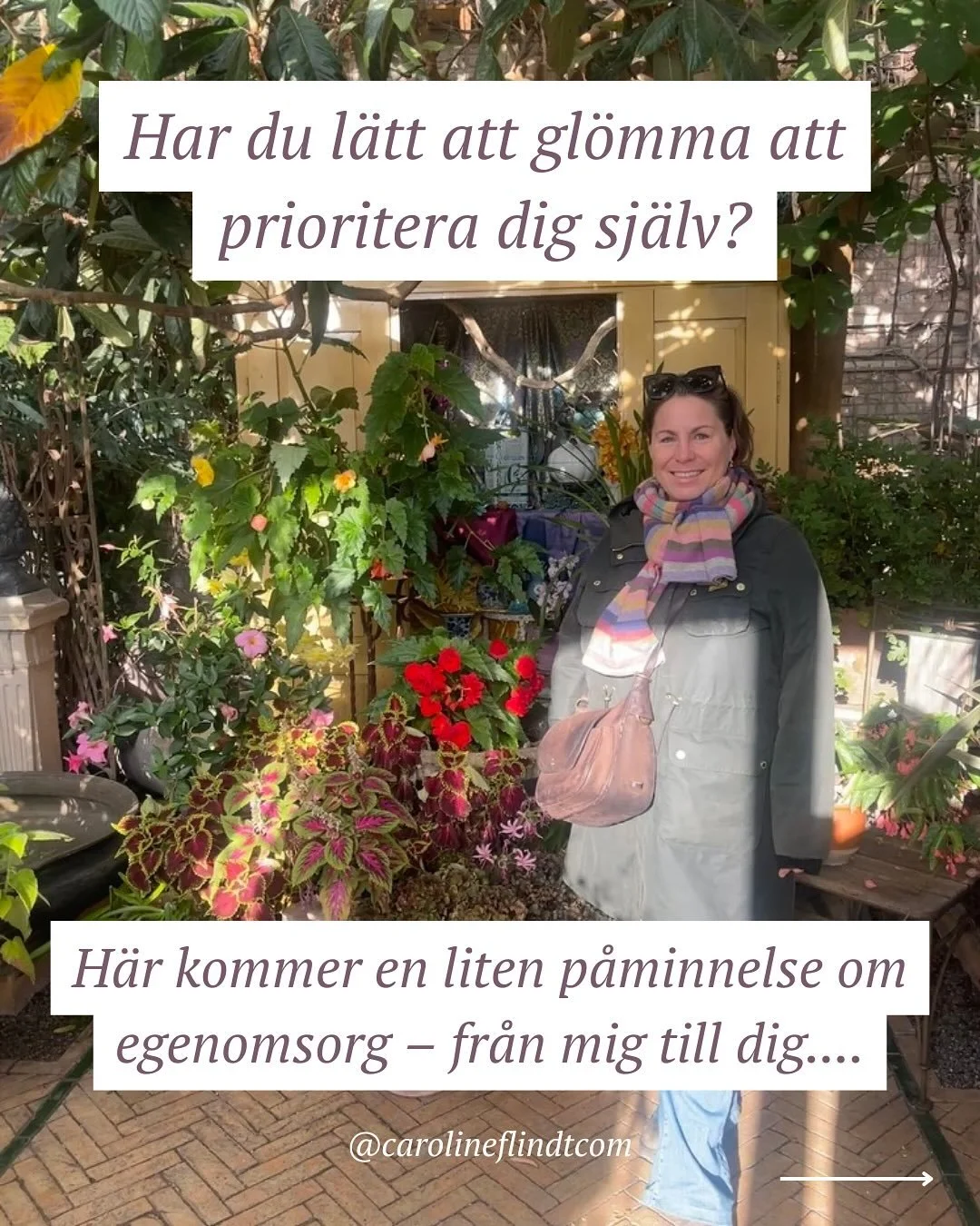 Den h&auml;r veckan har &ndash; p&aring; det h&aring;rda s&auml;ttet &ndash; verkligen p&aring;mint mig om vikten av att ta hand om mig sj&auml;lv f&ouml;rst. Att inte rusa vidare efter n&aring;got k&auml;nslom&auml;ssigt tungt, utan ge mig sj&auml;l