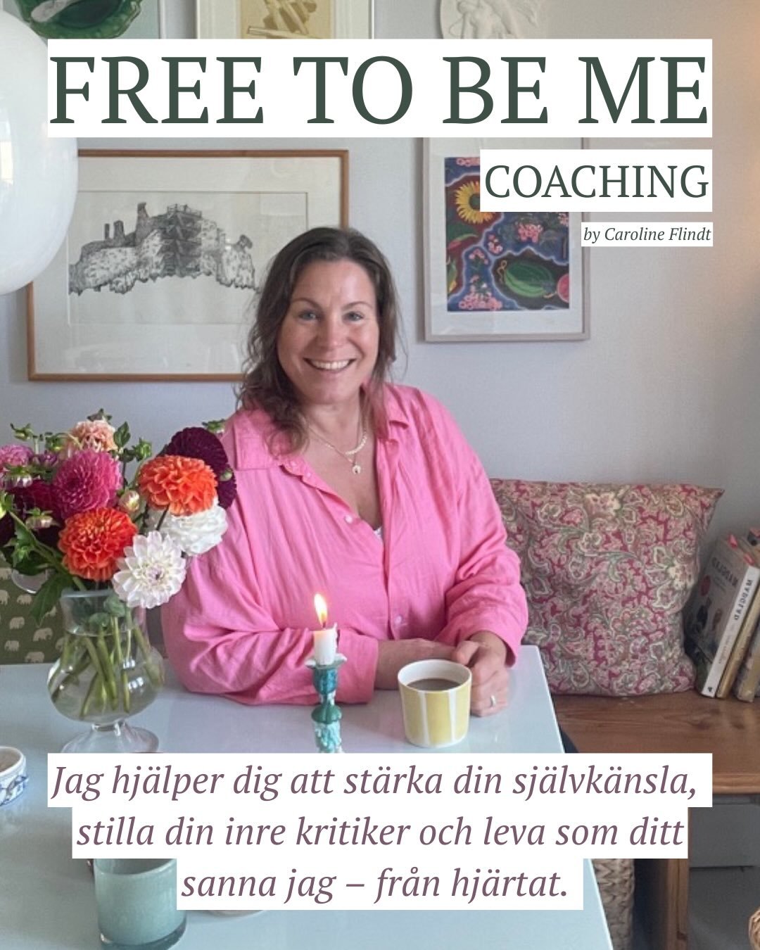 FREE TO BE ME COACHING
F&ouml;r kvinnor som l&auml;ngtar efter att vara sig sj&auml;lva fullt ut💃🏼🔥💗💫❣️

Kanske k&auml;nner du igen dig&hellip;

Du f&aring;r mycket gjort. Livet rullar p&aring;. Men n&aring;got skaver.

Du anpassar dig. Tar h&au