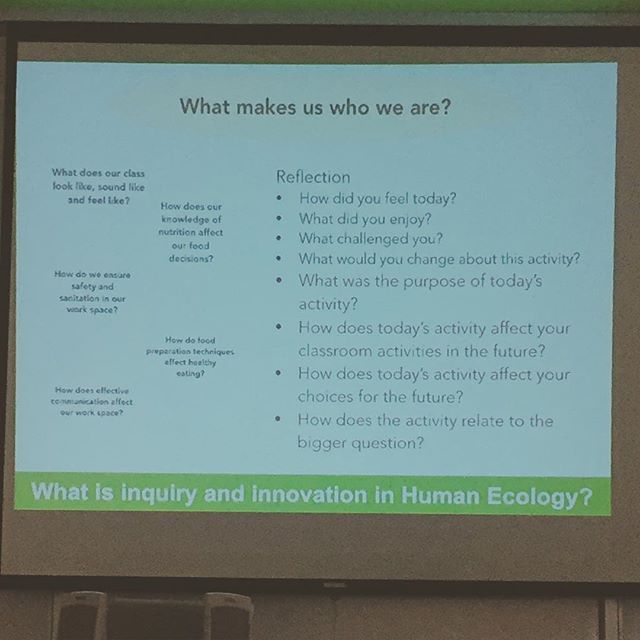 Reflection! Come back to the big questions.... It's so much more than, &quot;So what did we learn today?&quot; #inquirylearning #techteam #mhetasage2015 #ywg #mtspdday @teachertong