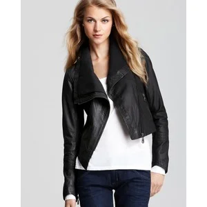  Doma Leather Moto Jacket - Retail $700 - Scored for $300