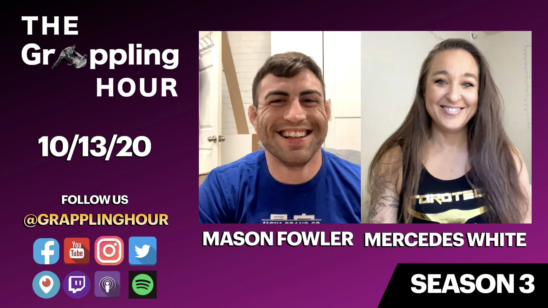 GRAPPLING HOUR with Mason Fowler and Mercedes White