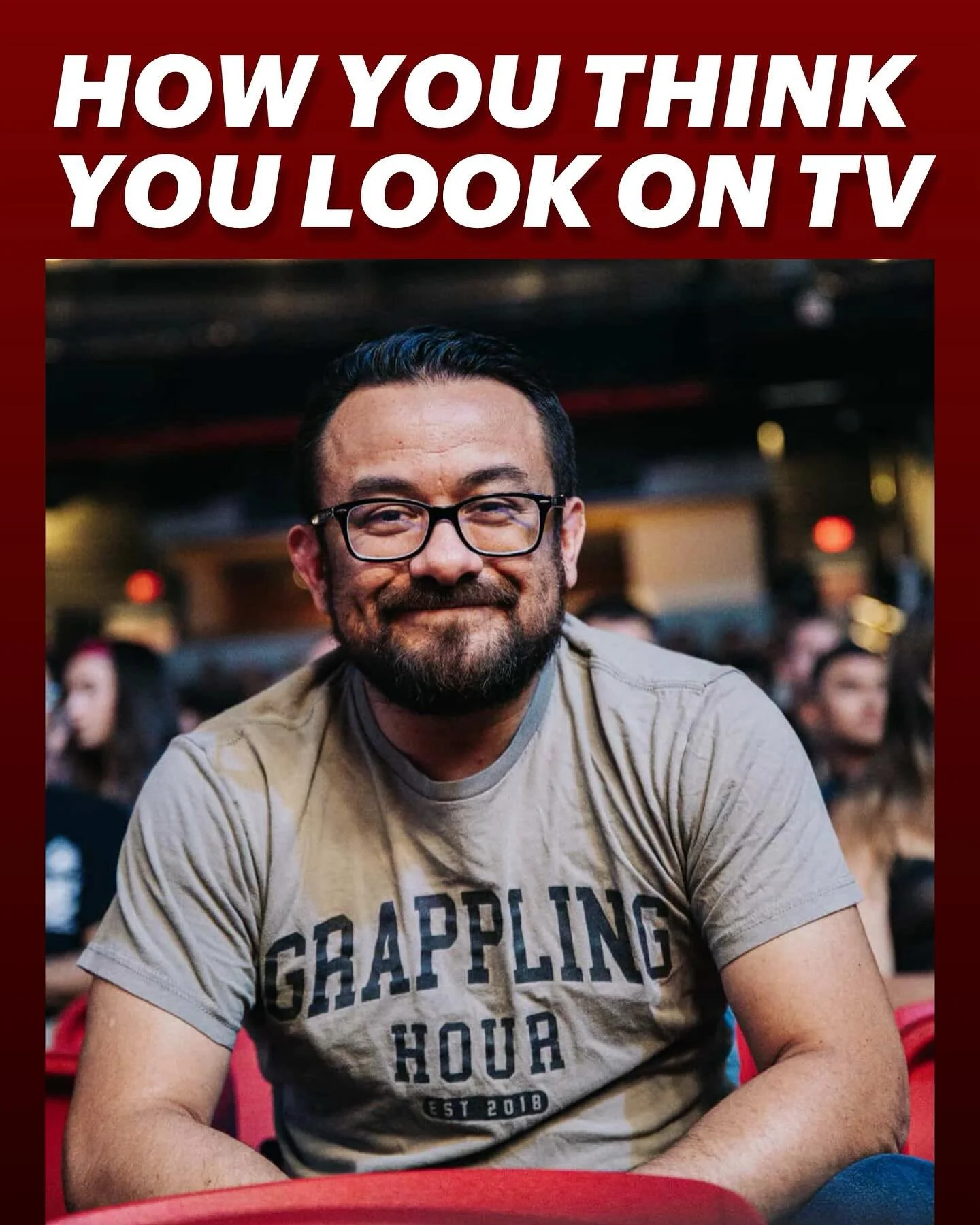 Shut up, the camera adds 10 pounds.

Chandler: So how many cameras are actually on you?

Thank you for blessing me Cesar. 
No thank you CJI booth. 

Good photo: 👑@cesarp
Terrible Photo: The Director of CJI