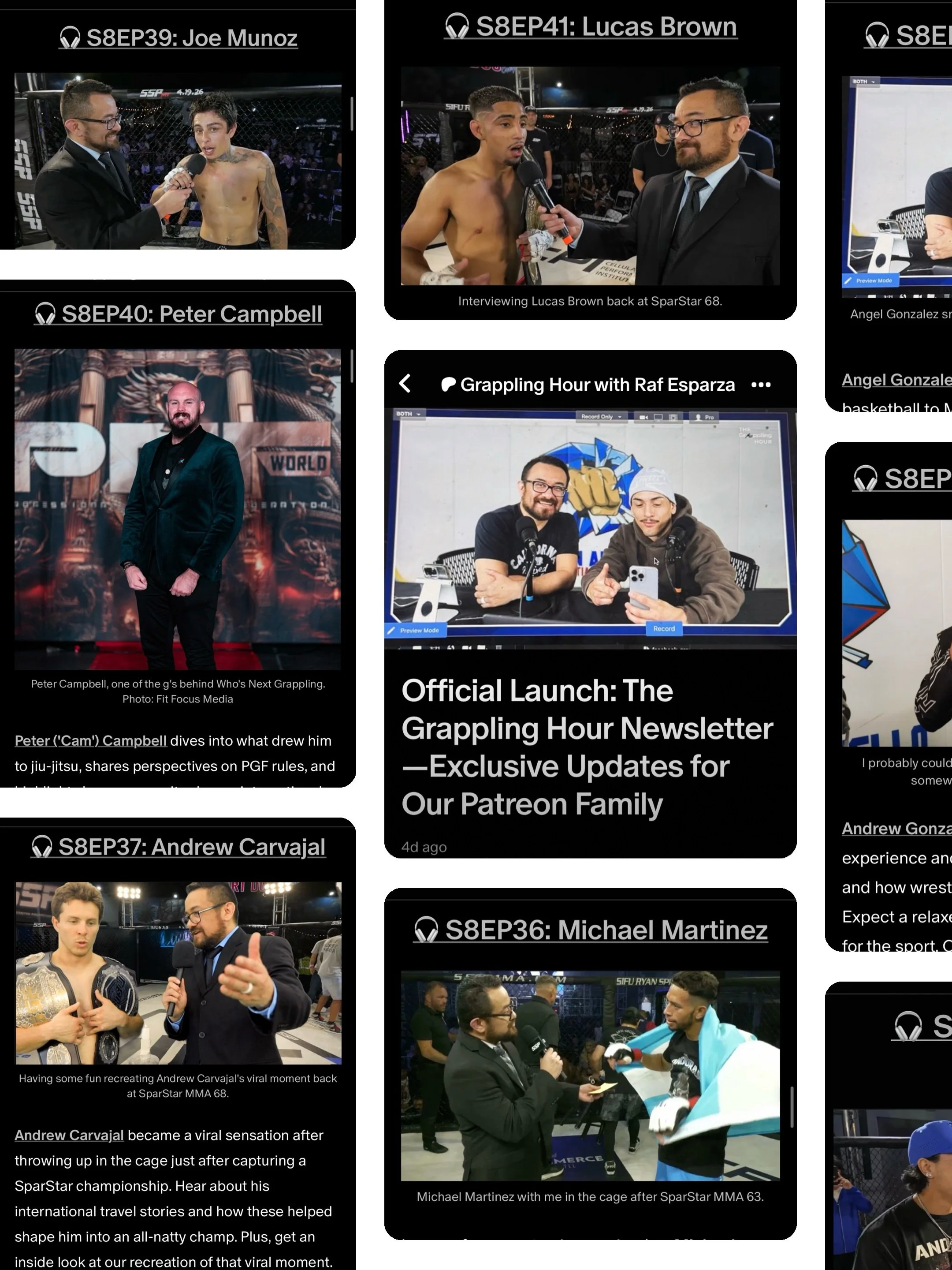 Yo, we just dropped the second edition of The Grappling Hour newsletter.

It&rsquo;s the best way to stay in the loop on new episodes and see what our favorite guests have been up to since they dropped in on our show.

Here&rsquo;s the deal:

&bull; 