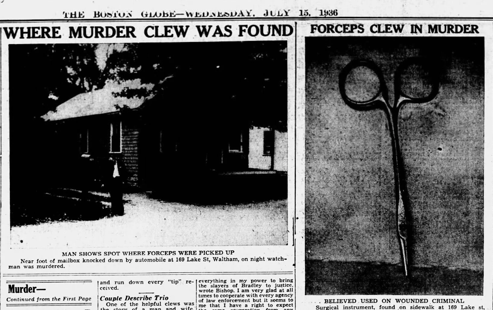A Murder Mystery at the ﻿Waltham Watch Company! Part TWO