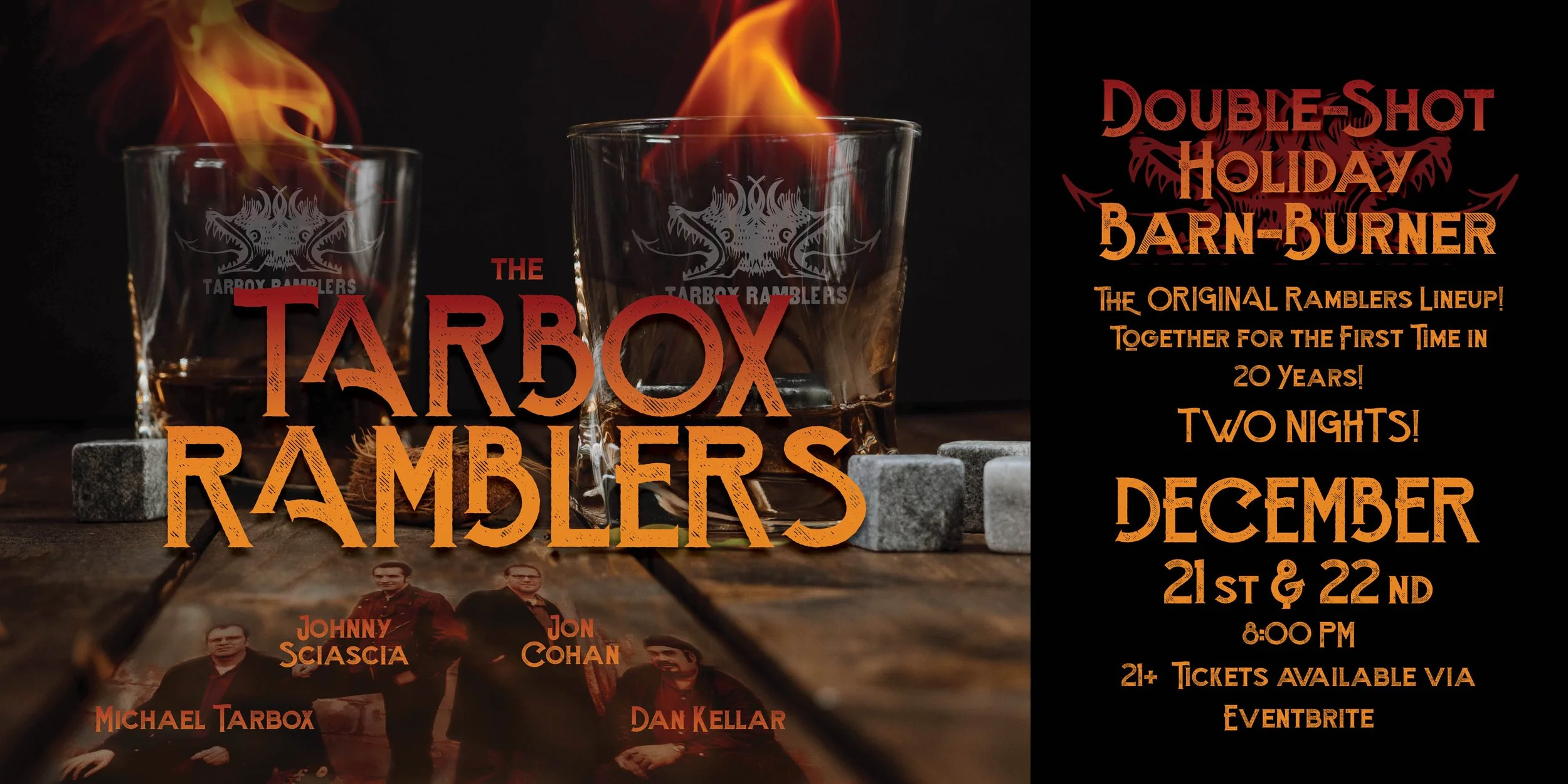 Sold Out! TARBOX RAMBLERS Holiday BarnBurner, with Orig. Lineup