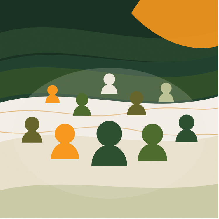 A diverse group of people, representing workforce planning and analysis