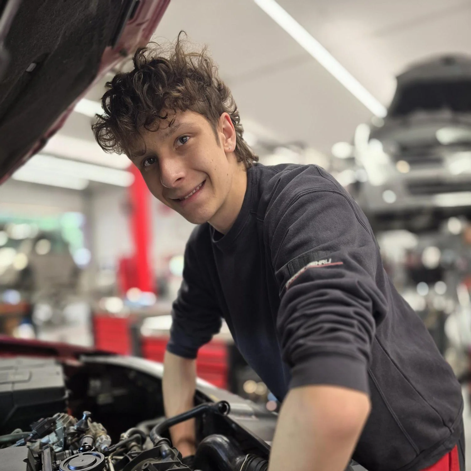 Raphael Streif arbeitet bei der Garage Wehrli AG.