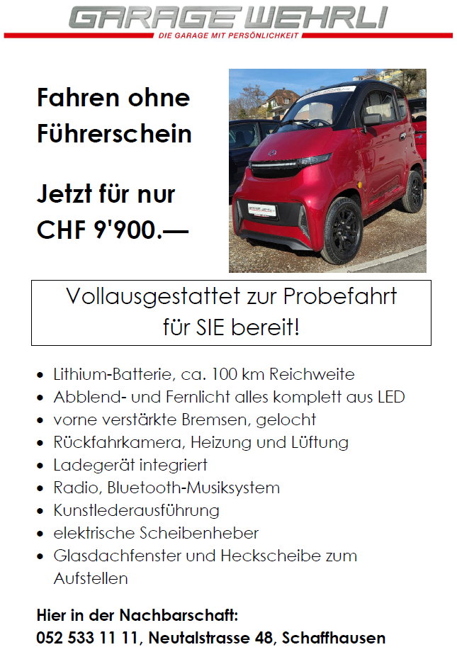 Jetzt zum Probefahren bei uns bereit!