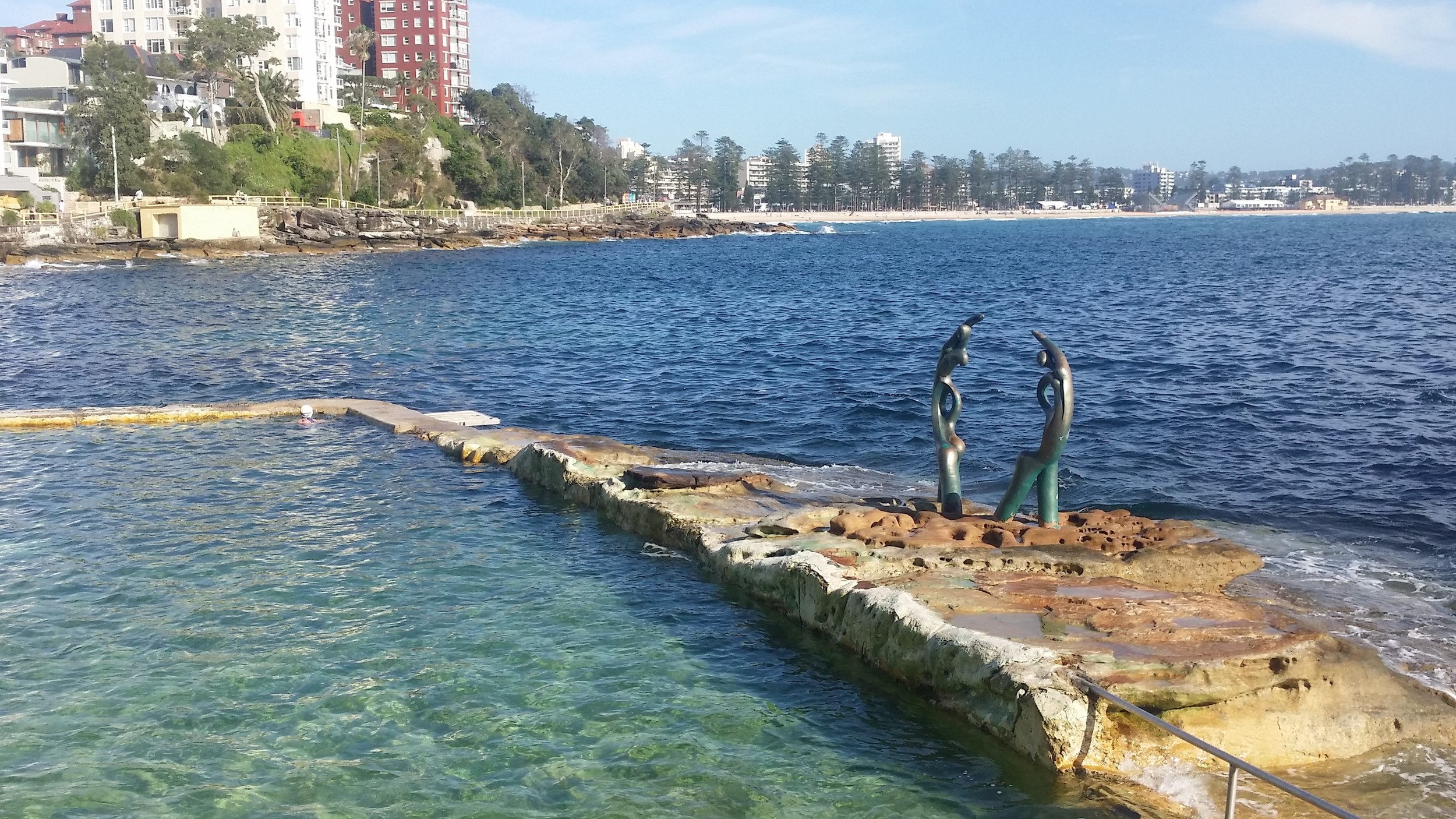 One of Sydney's many ocean pools en route to Shelly Beach.