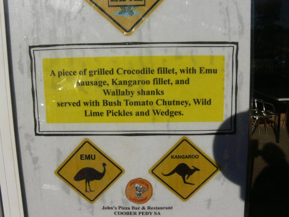 Local Food Menu