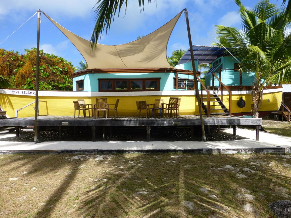 BIg Barge Art Centre Cocos Keeling Islands