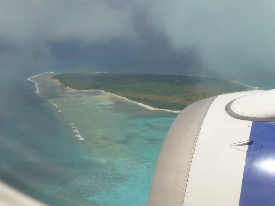 Arriving at Cocos Keeling Islands