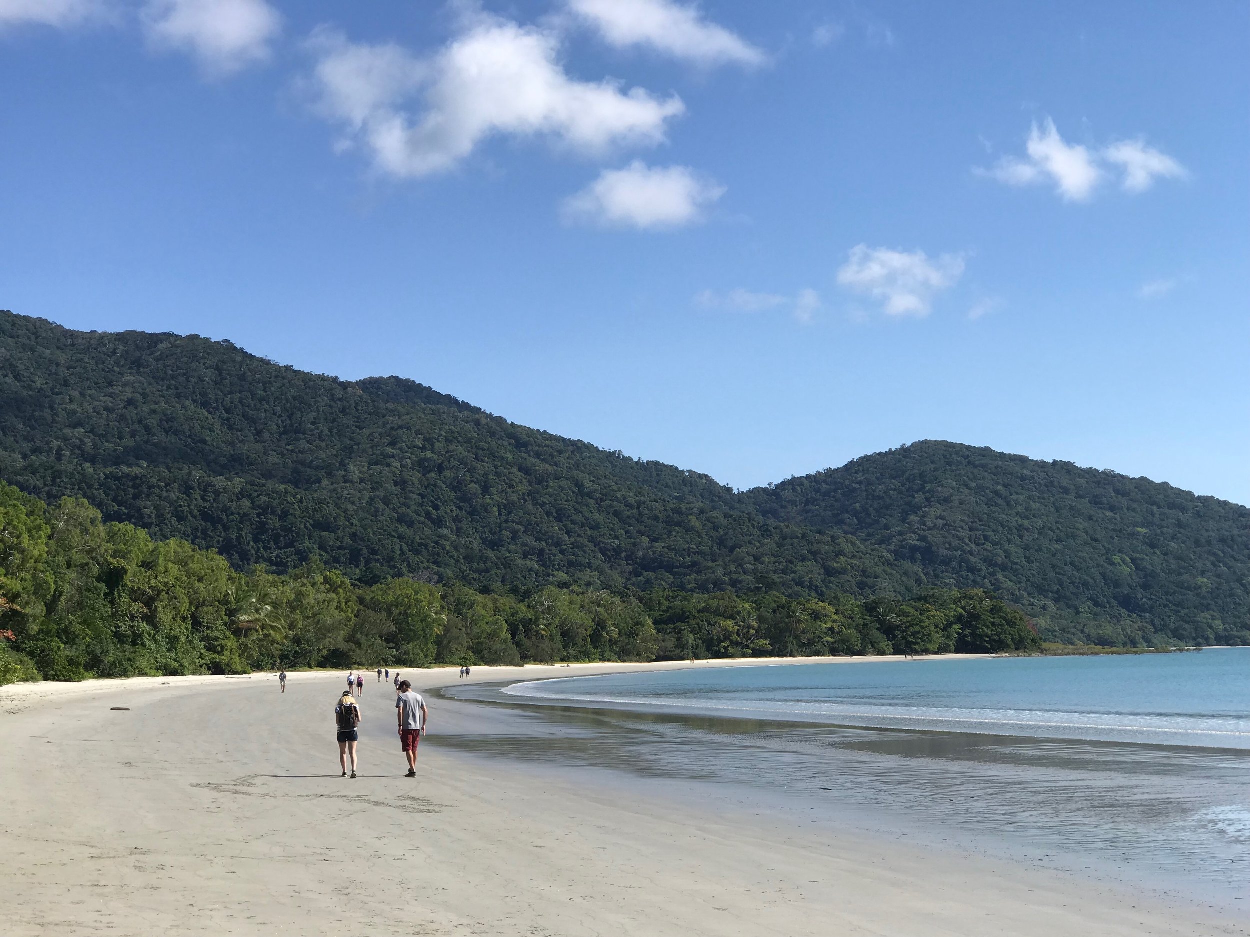 Cape Trib beach - beautiful, but no swimming