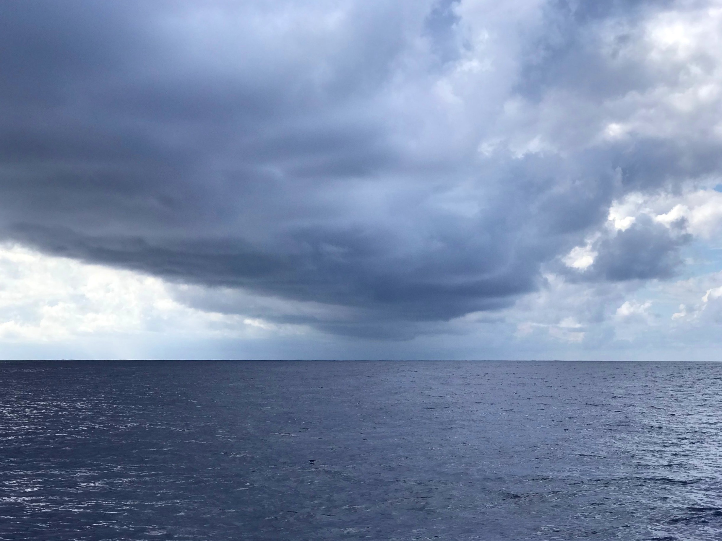 Squall coming - but love that cloud