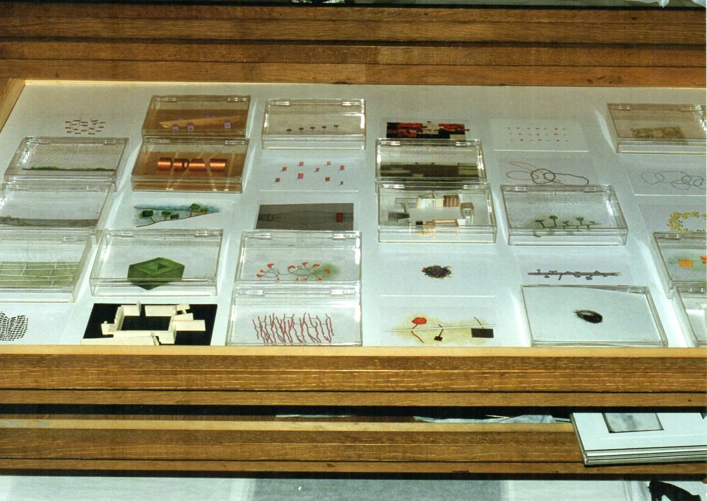  Exhibition of drawings and models at Phoeubus Gallery Rotterdam 1997 