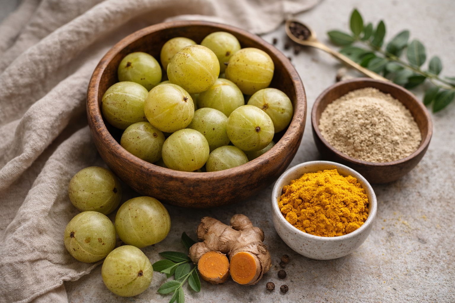 Ayurvedic herbs Amalaki.png