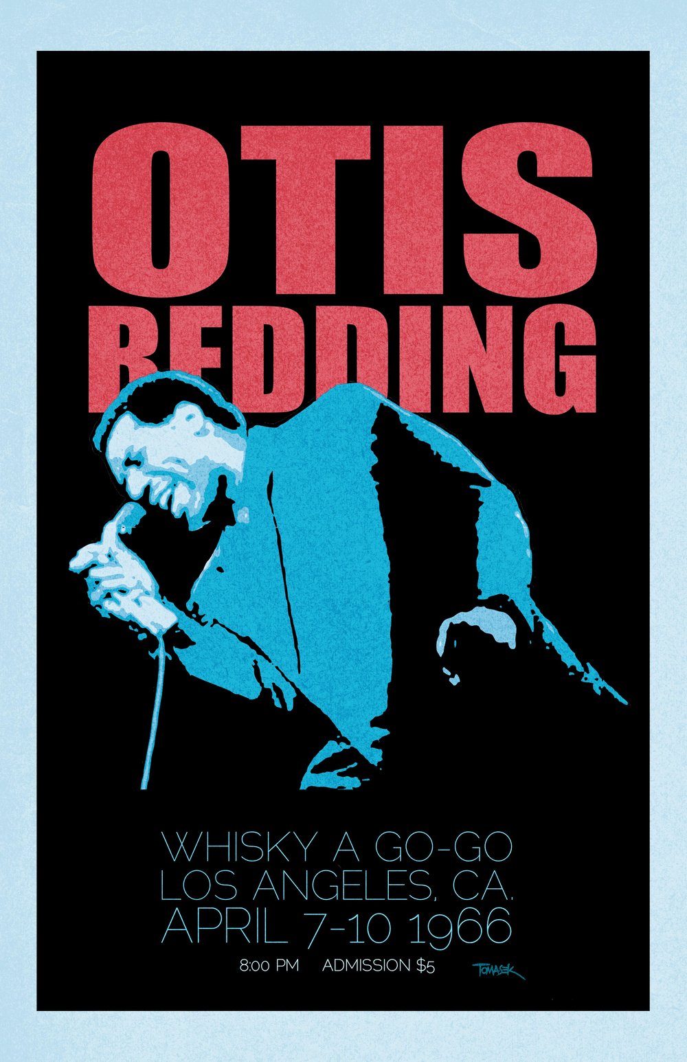 Otis Redding concert 11" 17" — The Artworks of DEAN TOMASEK