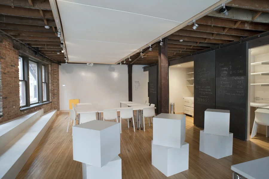 Intimate meeting setting