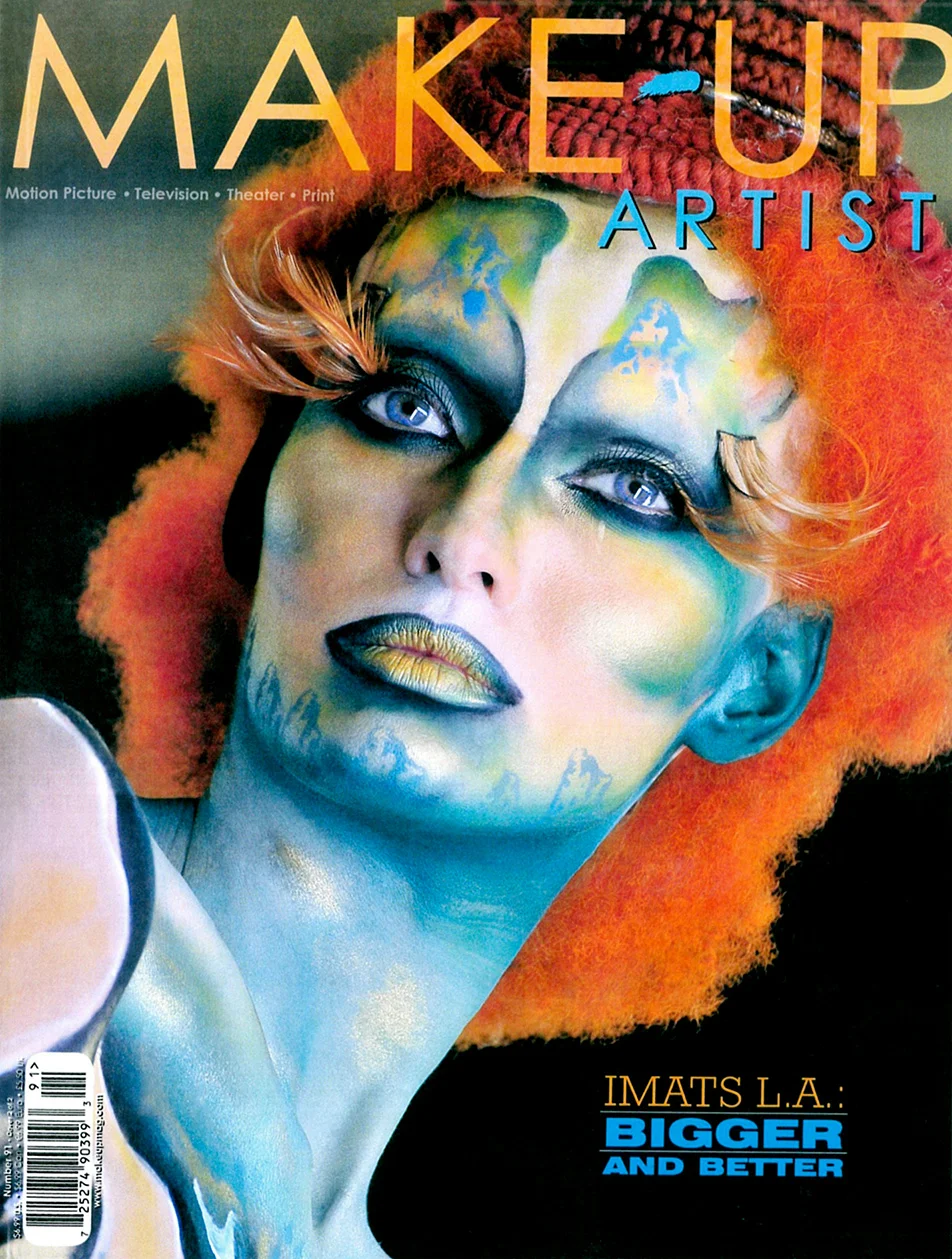 FLORIANE DAVID COVER FOR MAKE UP MAGAZINE - L.A