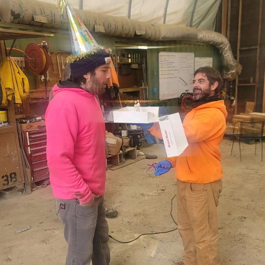 Alex turns 35! Happy birthday to Alex our on-site supervisor here at Hillside.