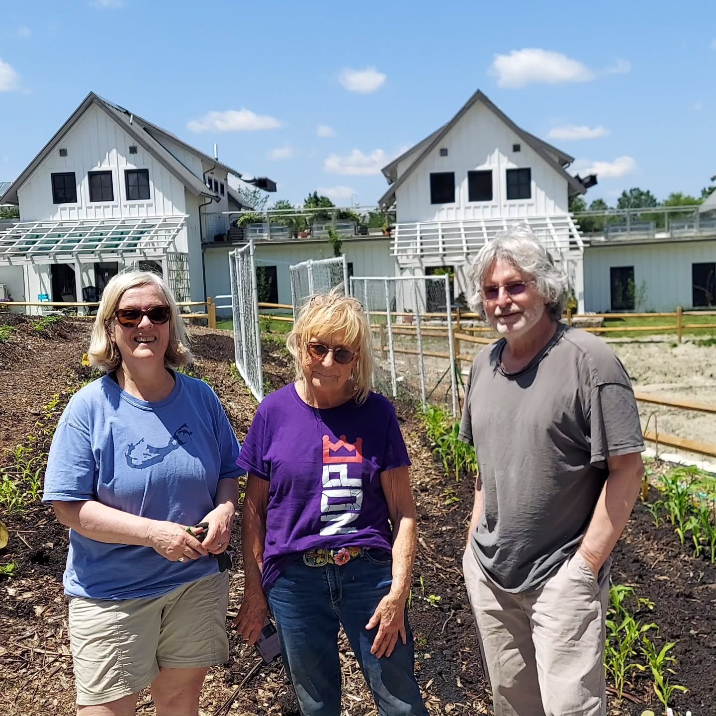 Thank you to some of our residents who came out Sat to help weed our beautiful site!