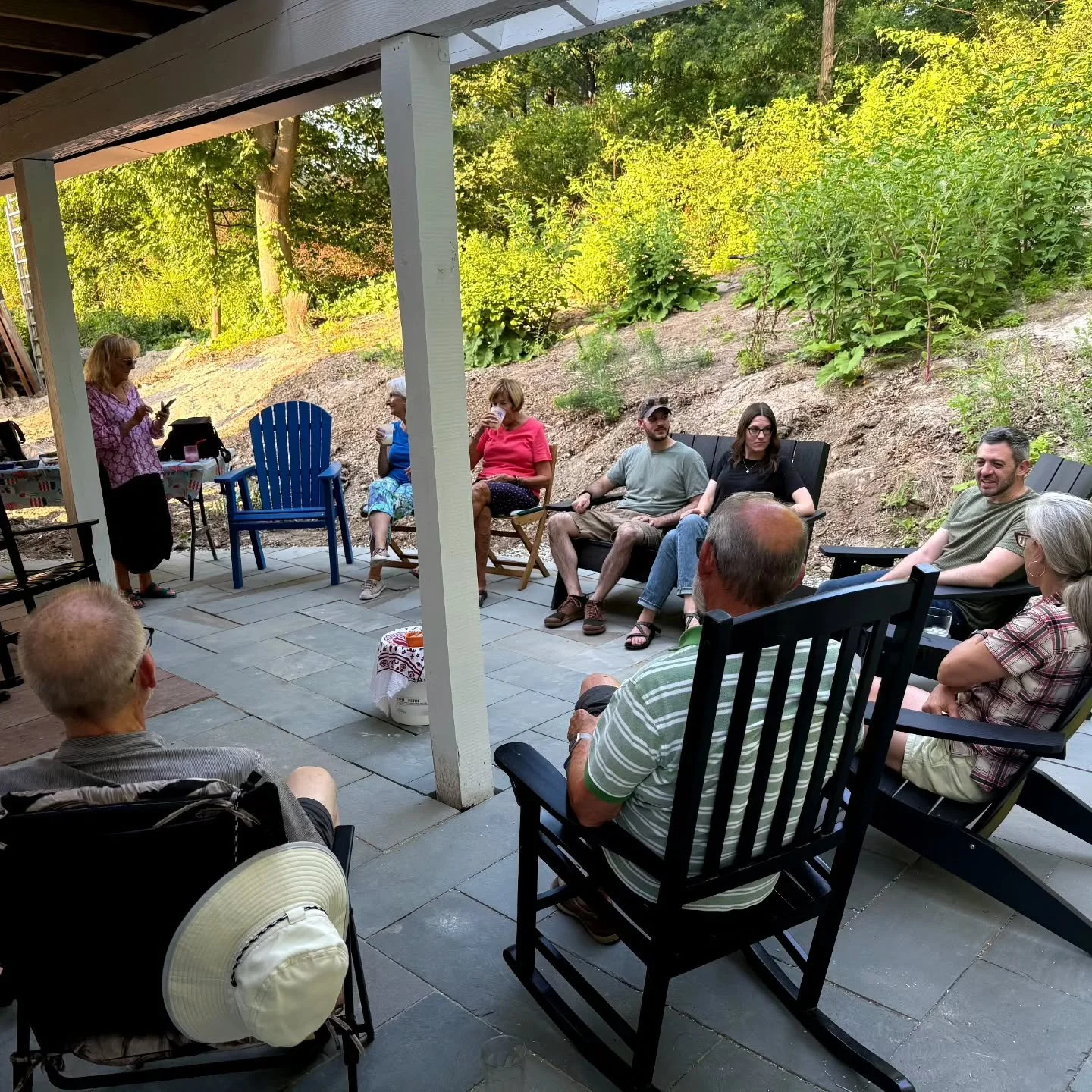 Our Hillside resident's have started a nice tradition this summer of getting together on Wednesday nights. It has been a great way to get to know each other better and to welcome our new residents.