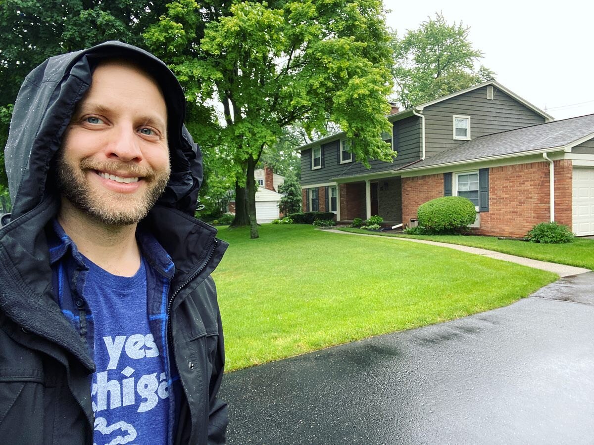 Greetings from Michigan. Lots of good times in the mitten state and lots of rain, I have a bunch of pics of all the comings and goings but here&rsquo;s my literal childhood home. It&rsquo;s been sold a few times since us, but it was nice to check in.