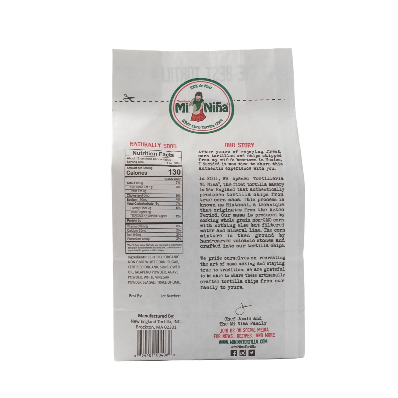 CASE "Jalapeño Agave" Tortilla Chip — Mi Niña