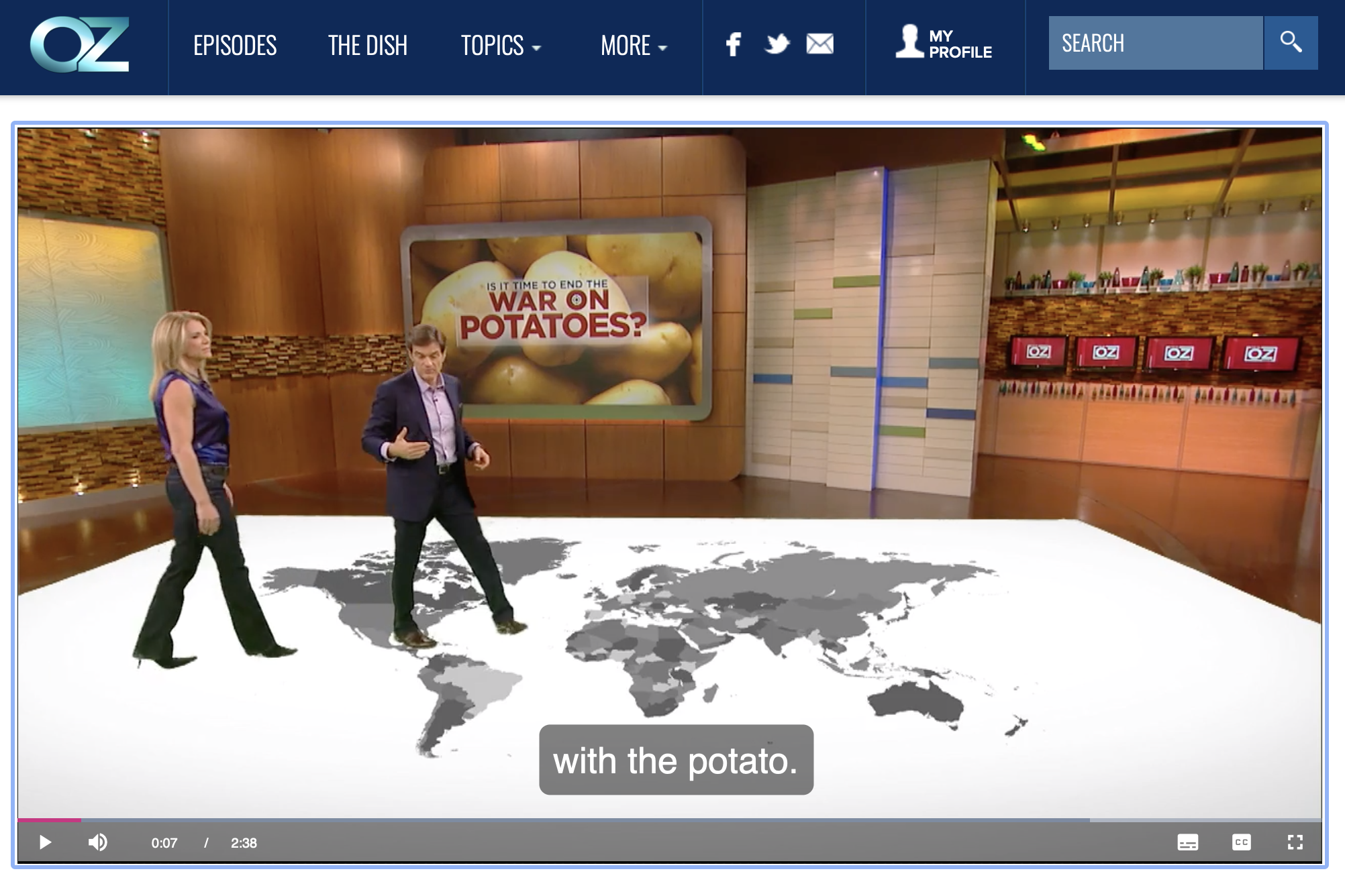 Dr. Oz Show, March 19, 2018: Why You Should Be Eating Potatoes