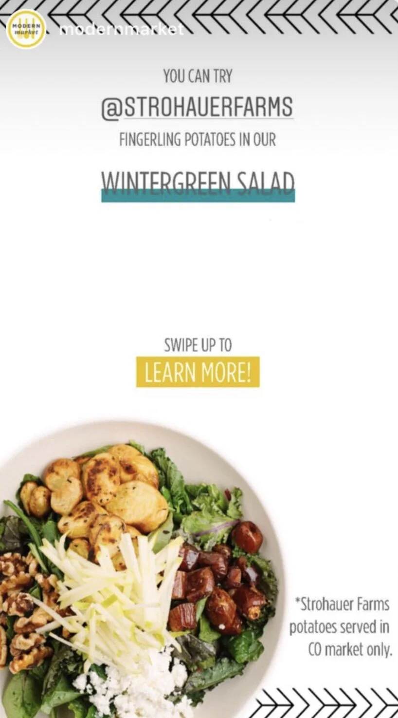 Modern Market, December 12, 2018: Now Serving Strohauer Farms Fingerlings