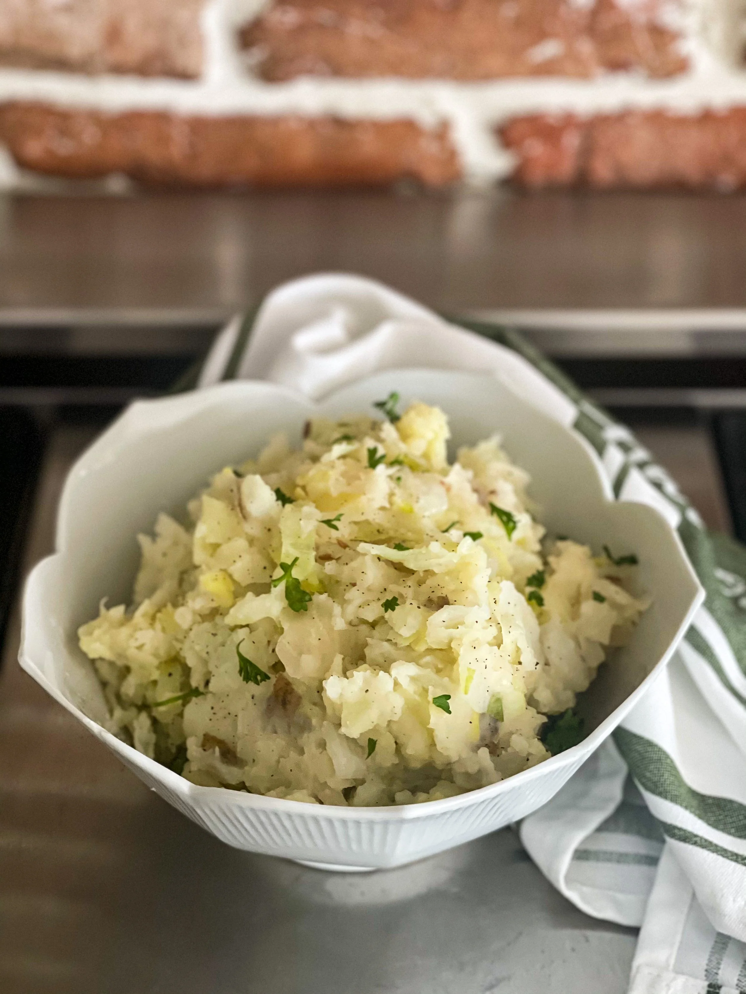 Irish colcannon potatoes