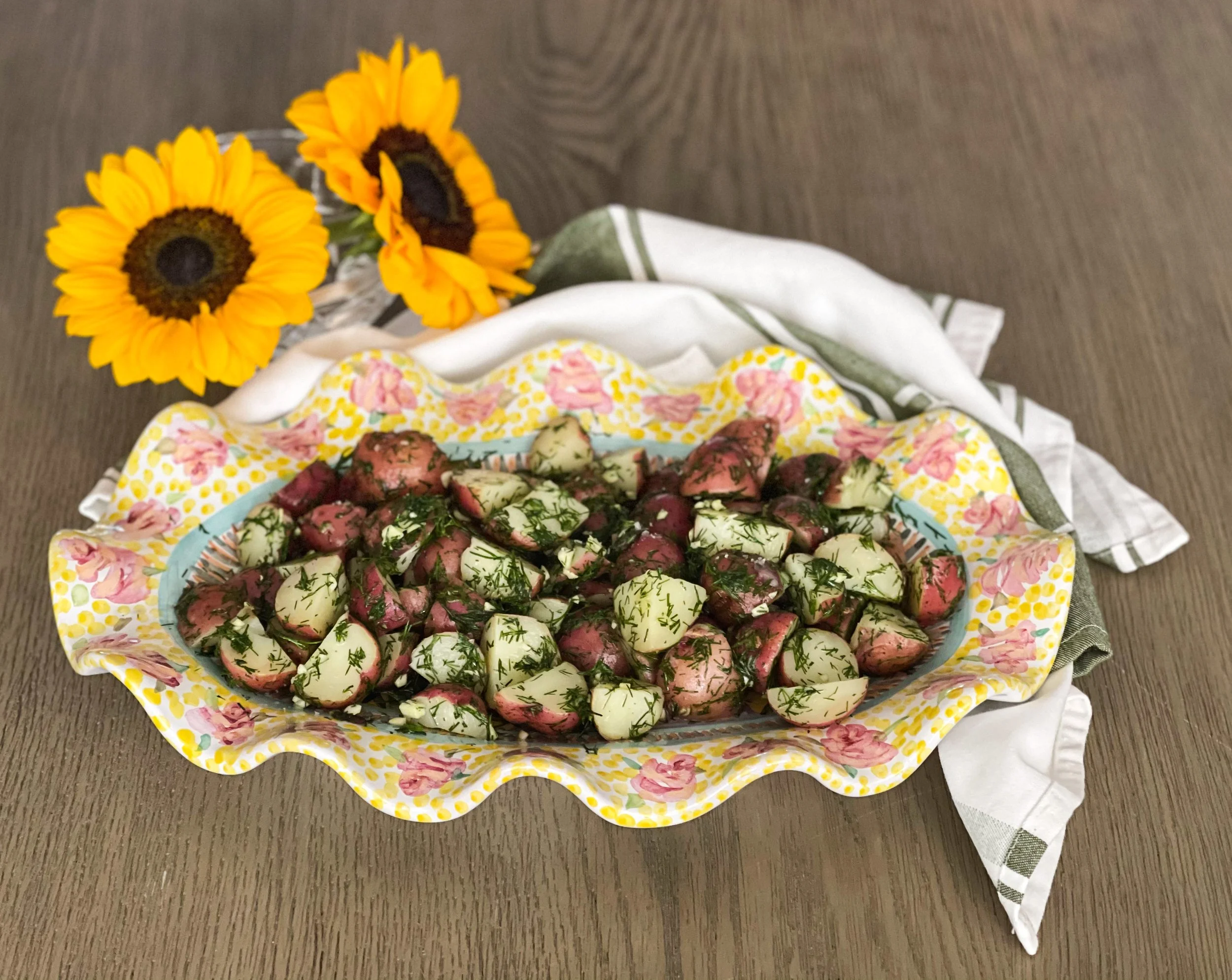 Ukrainian-inspired dill potato salad