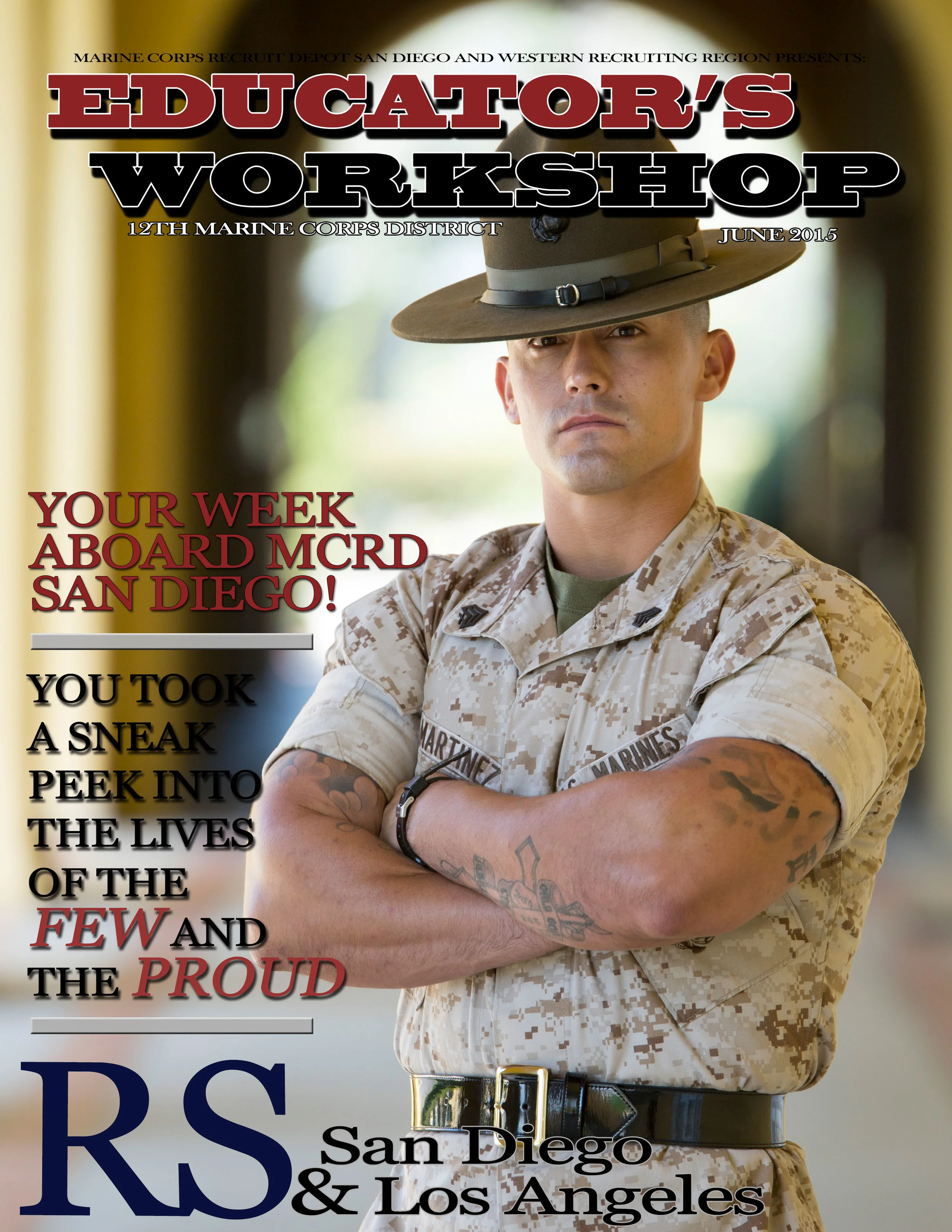 Recruiting Station San Diego Educator's Workshop cruisebook cover