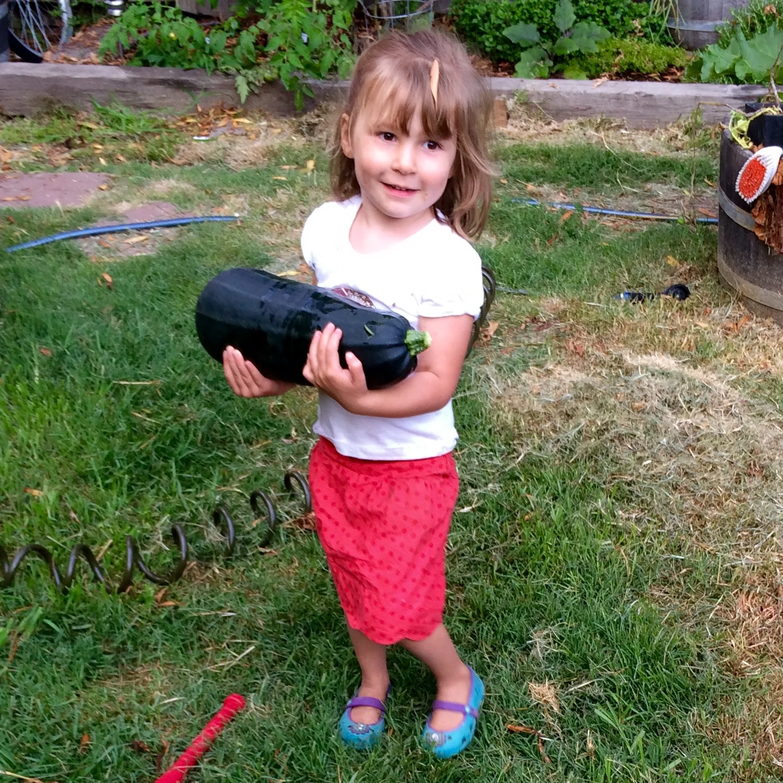 polka dot badminton skorts & seven pound zucchinis