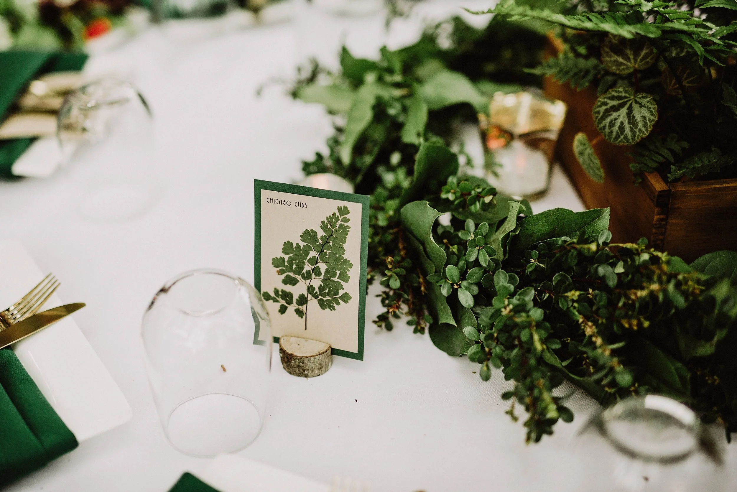   log table sign holders ,&nbsp; baseball team table signs , and  home grown centerpieces  