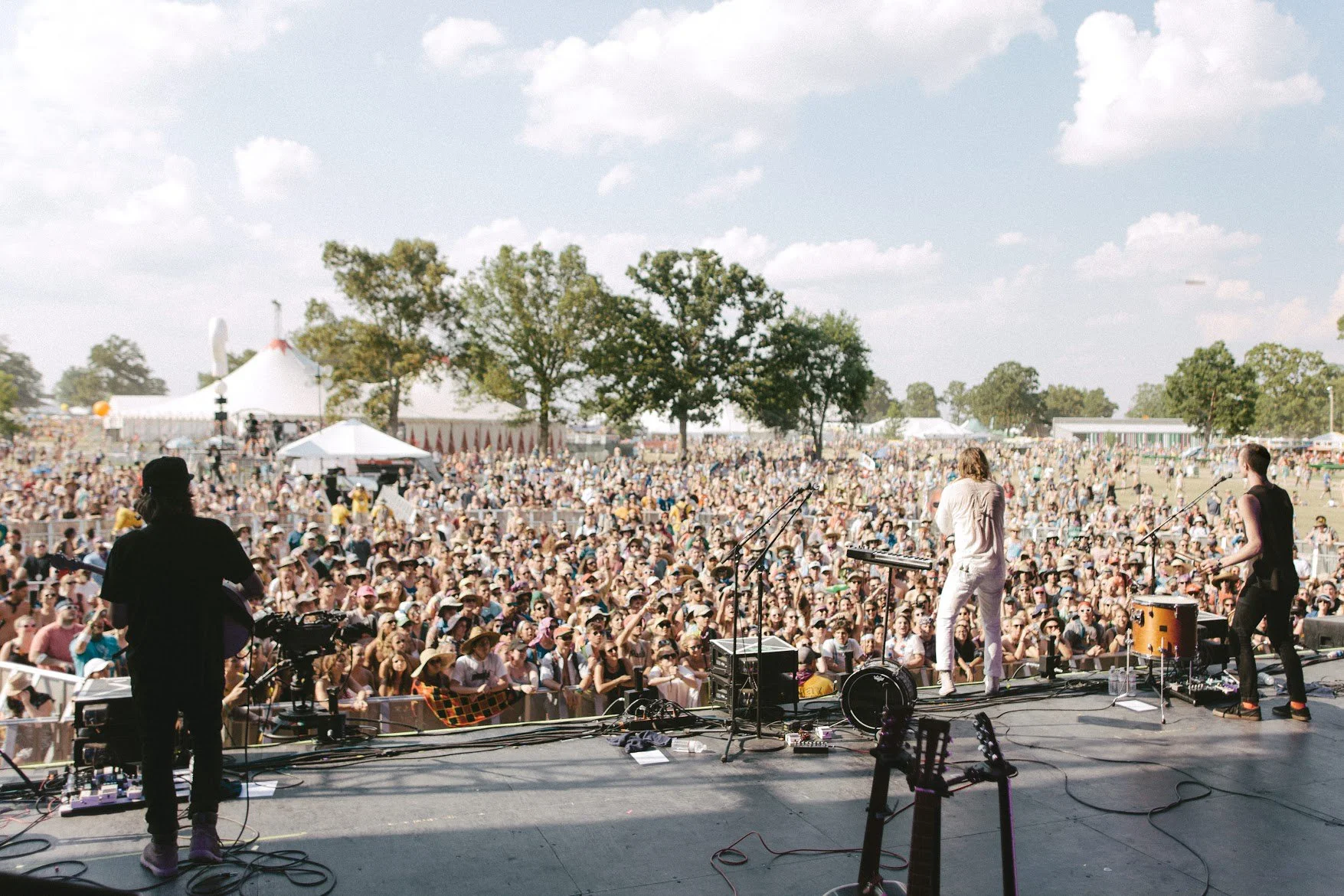 Judah & the Lion playing at Bonnaroo on June 11, 2016. 