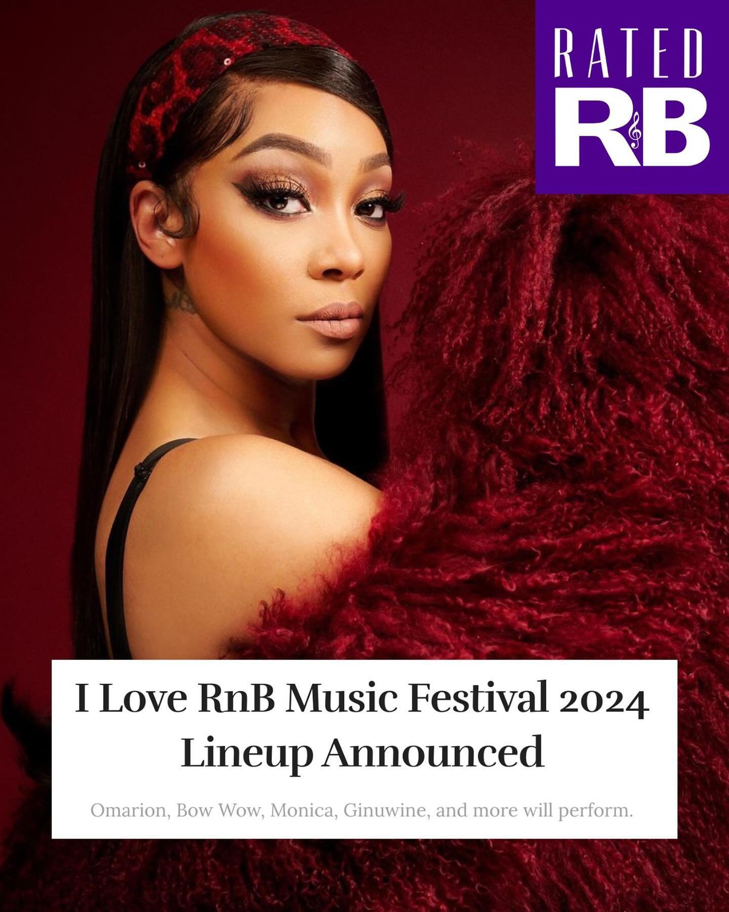 This week, it was announced that @monicadenise will play @ilovernbfestival in September! Tickets go on sale tomorrow at 10am PST. Read all about it via @ratedrnb at the link in bio💜