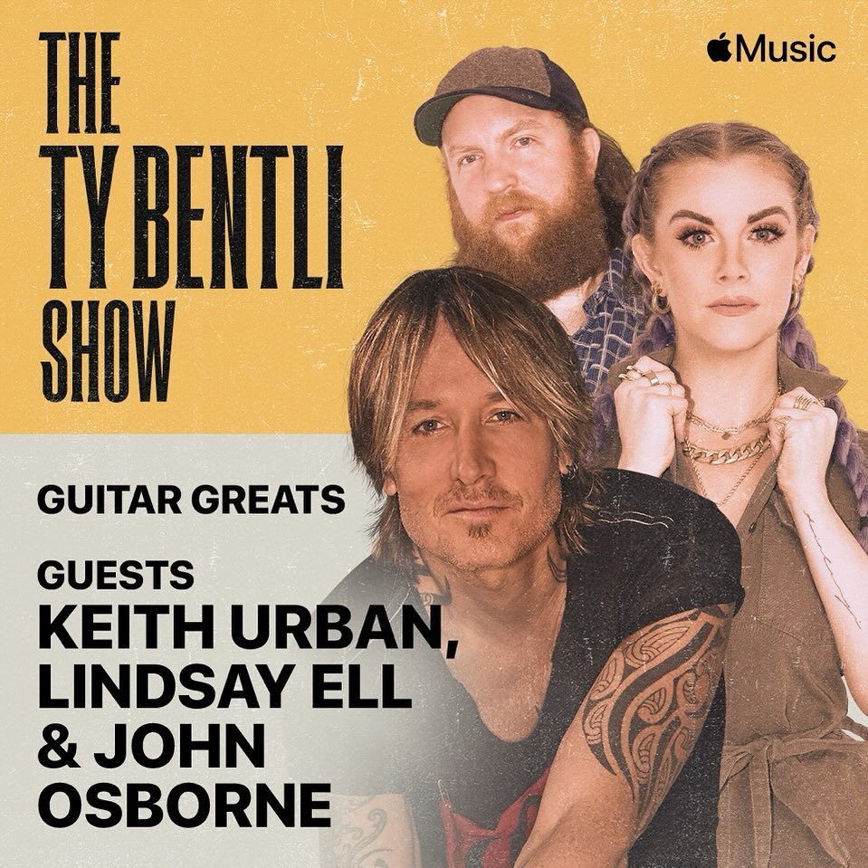 At noon CT today, @lindsayell&rsquo;s conversation with Ty Bentli will broadcasted on @applemusic along with other guests @keithurban and @jinglejohnosborne. Tune in live or watch it on-demand at the link in bio!⚡️⚡️