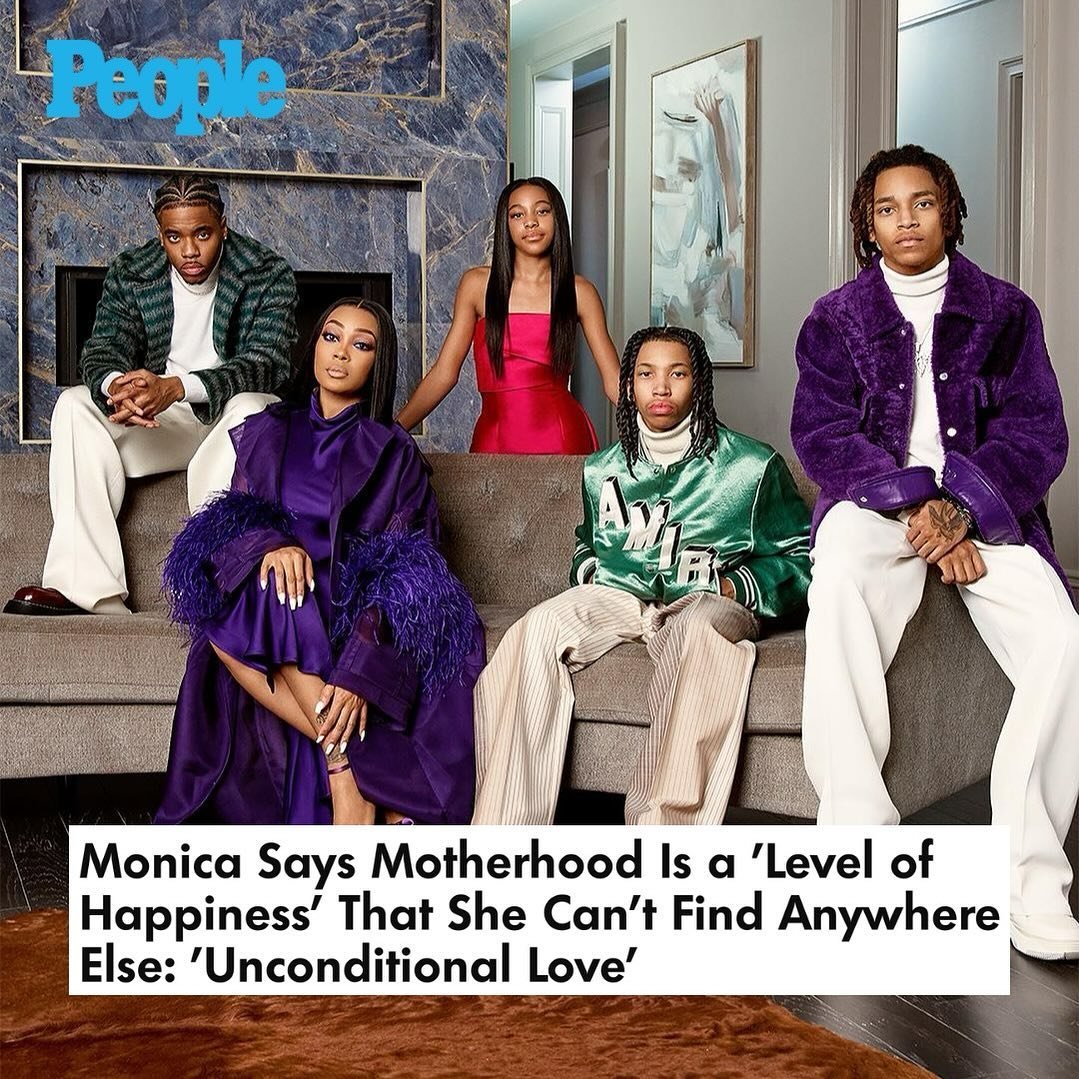 In her cover story for @hellobeautiful, @monicadenise discussed what she loves most about motherhood and the special relationship she has with her kids. Read all about it in @people at the link in bio!💜