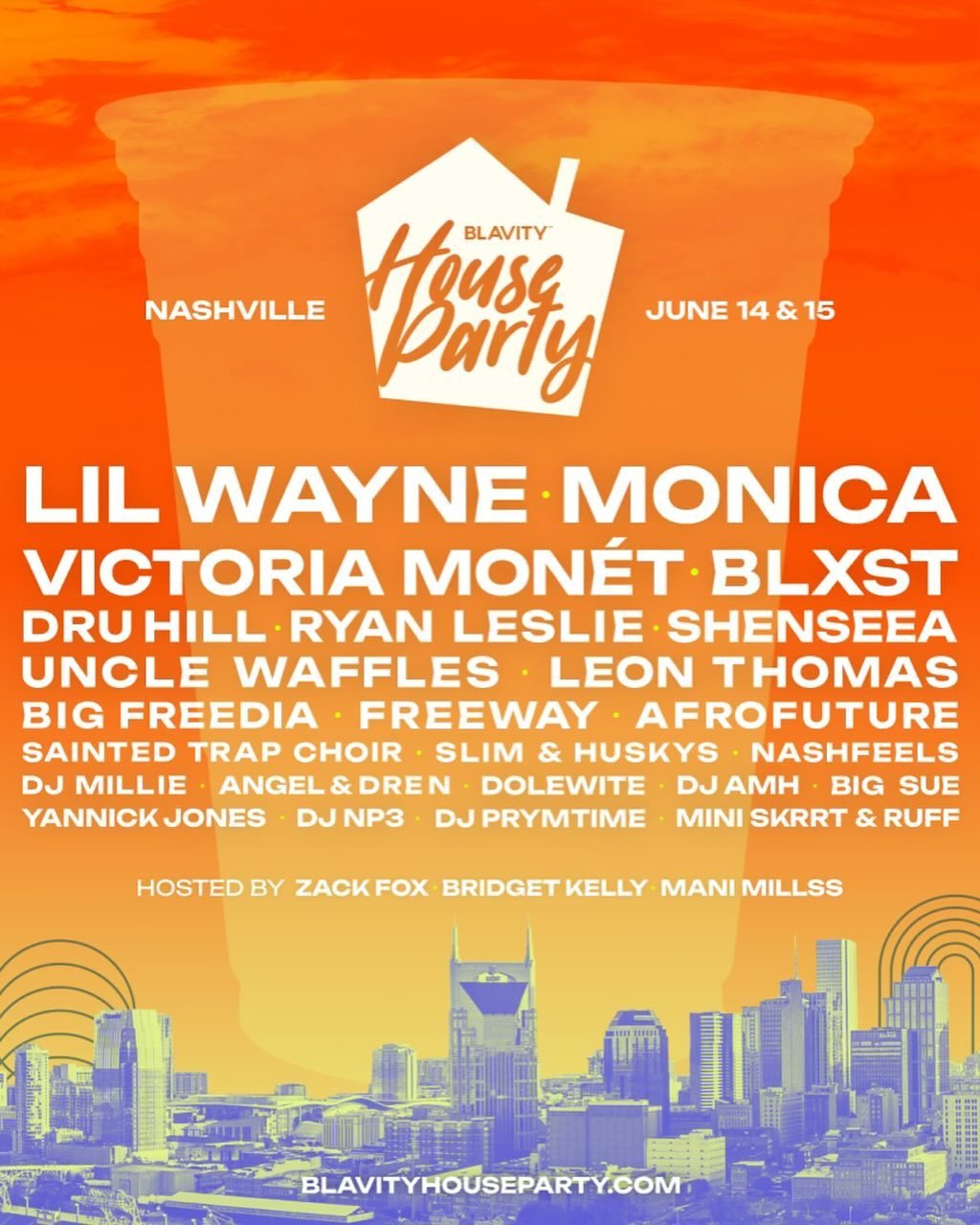 On June 14th, @monicadenise will headline @blavityhouseparty in Nashville! Grab your tickets at the link in bio 🎟️